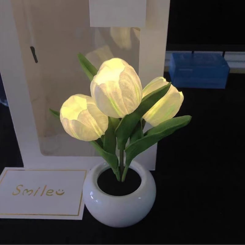 ✨Buy 2 free shipping 🌷Tulip LED Night Light with Vase