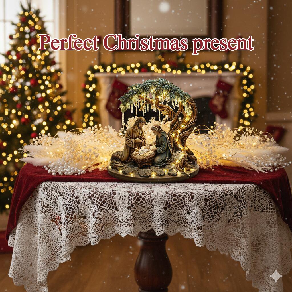 🚚Buy 2 Free Shipping🎄🎁Christmas Nativity Scene Decorative Figurine