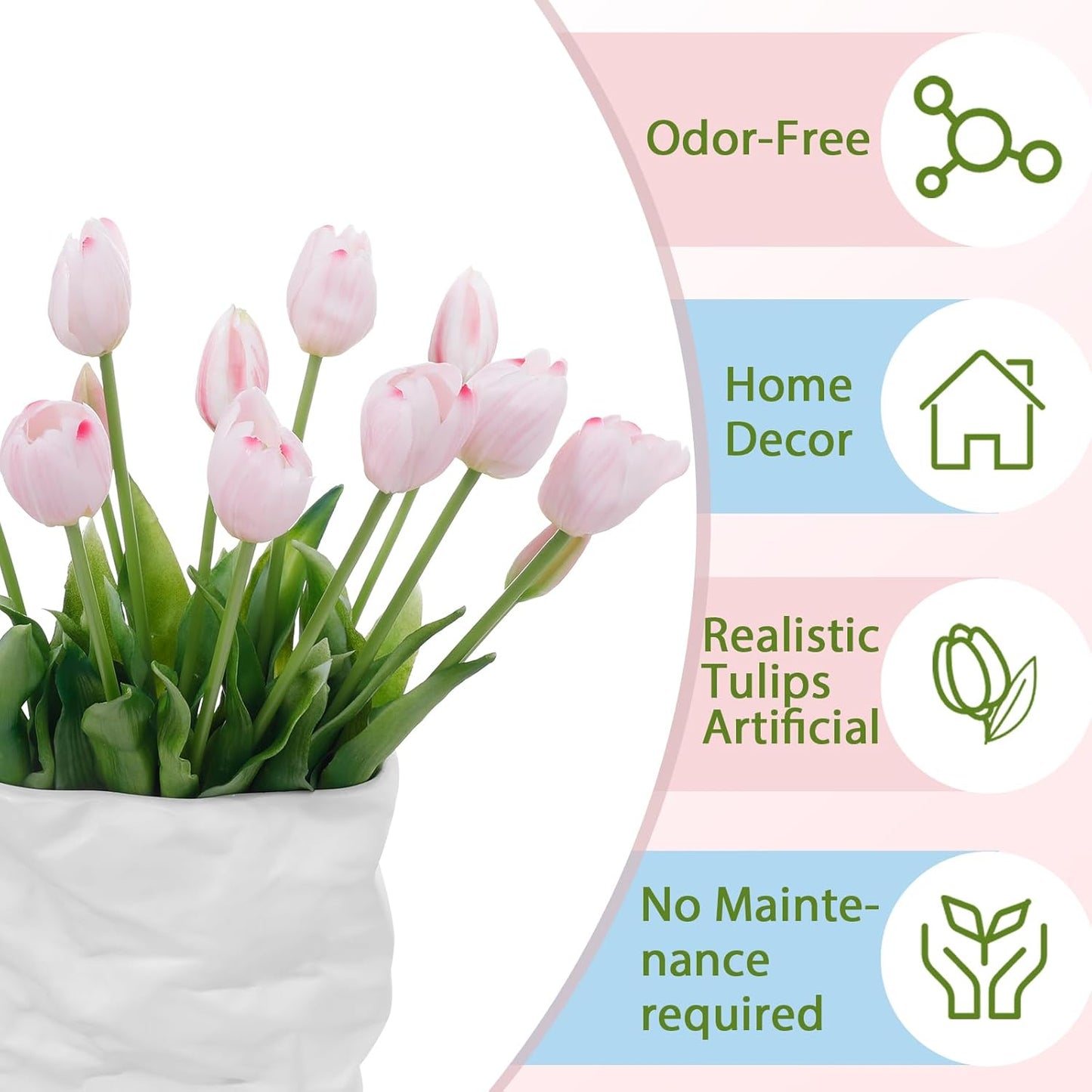 💖🎁2026 Mother's Day Gifts-Artificial Tulips Flowers（15PCS） 🌸☀️