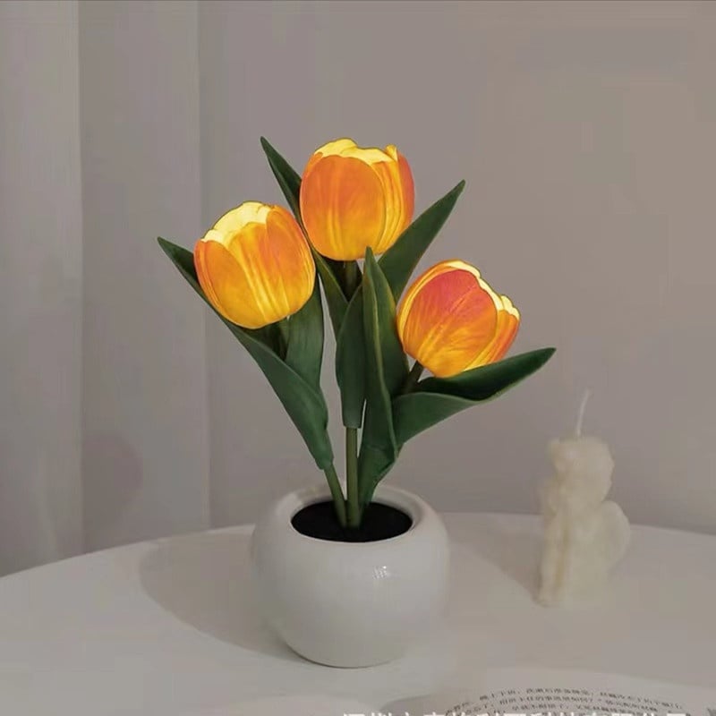 ✨Buy 2 free shipping 🌷Tulip LED Night Light with Vase