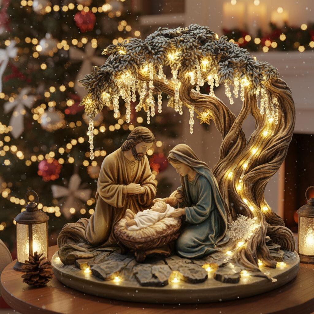 🚚Buy 2 Free Shipping🎄🎁Christmas Nativity Scene Decorative Figurine
