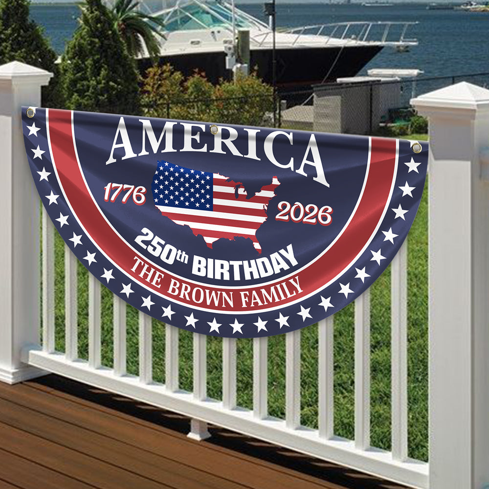 USA 250th Anniversary Flag | Patriotic Independence Day House & Garden Flag
