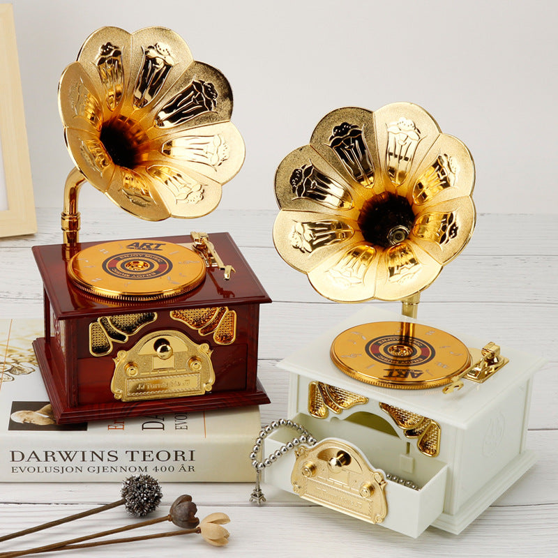 Vintage Mini Sewing Machine Music Box