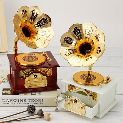 Vintage Mini Sewing Machine Music Box
