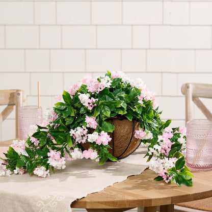 ✈️Free Shipping🌺No-Fade Faux Crepe Myrtle Hanging Baskets for Outdoor Decor🌸✨