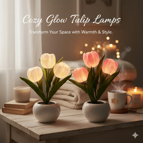 ✨Buy 2 free shipping 🌷Tulip LED Night Light with Vase
