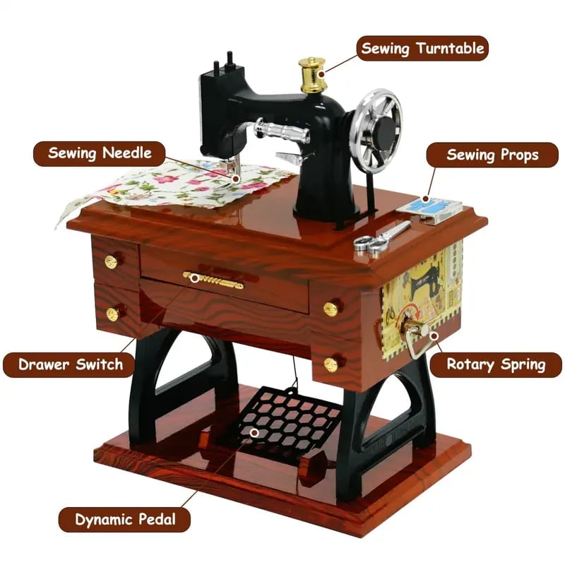 🎊Mother's Day Special Offer🔥Mini Sewing Machine Music Box