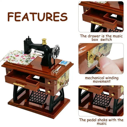 🎊Mother's Day Special Offer🔥Mini Sewing Machine Music Box
