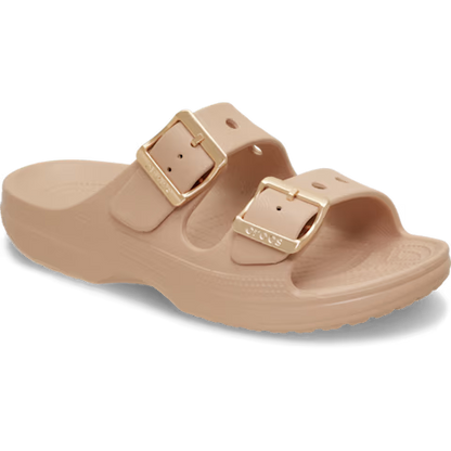 Women's Metallic Buckle Saturday Sandal, Stylish, Lightweight