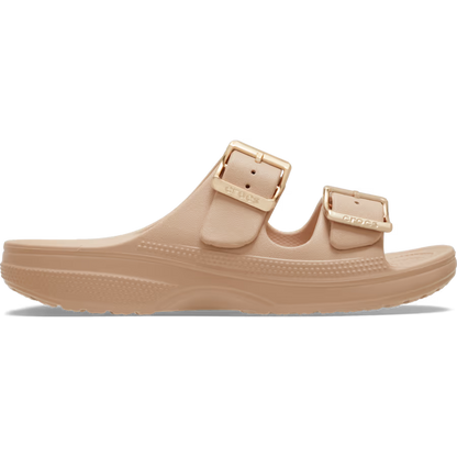 Women's Metallic Buckle Saturday Sandal, Stylish, Lightweight