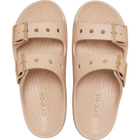 Women's Metallic Buckle Saturday Sandal, Stylish, Lightweight