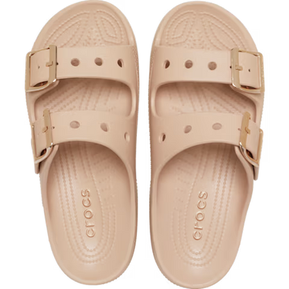 Women's Metallic Buckle Saturday Sandal, Stylish, Lightweight