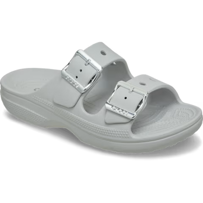 Women's Metallic Buckle Saturday Sandal, Stylish, Lightweight