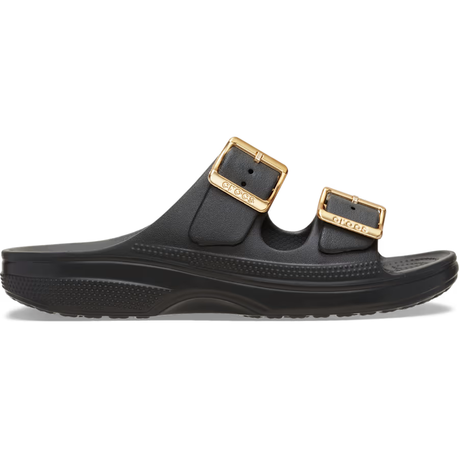 Women's Metallic Buckle Saturday Sandal, Stylish, Lightweight