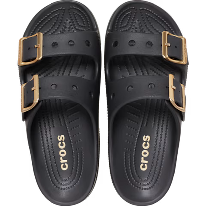 Women's Metallic Buckle Saturday Sandal, Stylish, Lightweight
