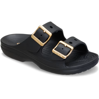 Women's Metallic Buckle Saturday Sandal, Stylish, Lightweight
