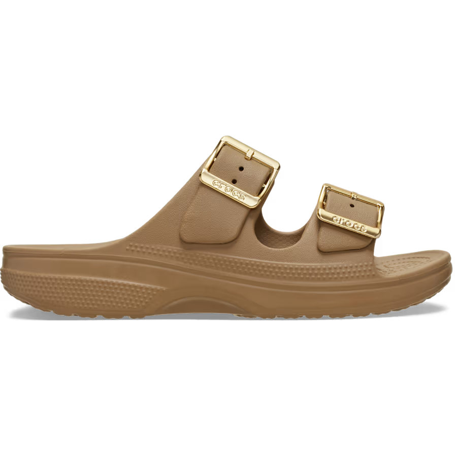Women's Metallic Buckle Saturday Sandal, Stylish, Lightweight