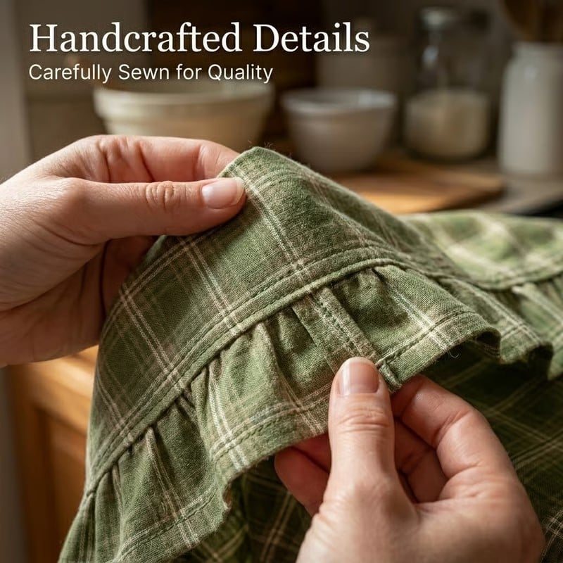 🧺 Handcrafted Oven Skirts | Rustic Farmhouse Kitchen Decor | Heat Resistant & Easy Install