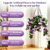 ✈️Free Shipping🌺No-Fade Faux Crepe Myrtle Hanging Baskets for Outdoor Decor🌸✨