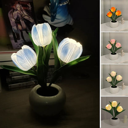 ✨Buy 2 free shipping 🌷Tulip LED Night Light with Vase