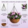 ✈️Free Shipping🌺No-Fade Faux Crepe Myrtle Hanging Baskets for Outdoor Decor🌸✨